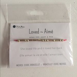 Morse code bracelet BRAND NEW STILL IN PACKAGING